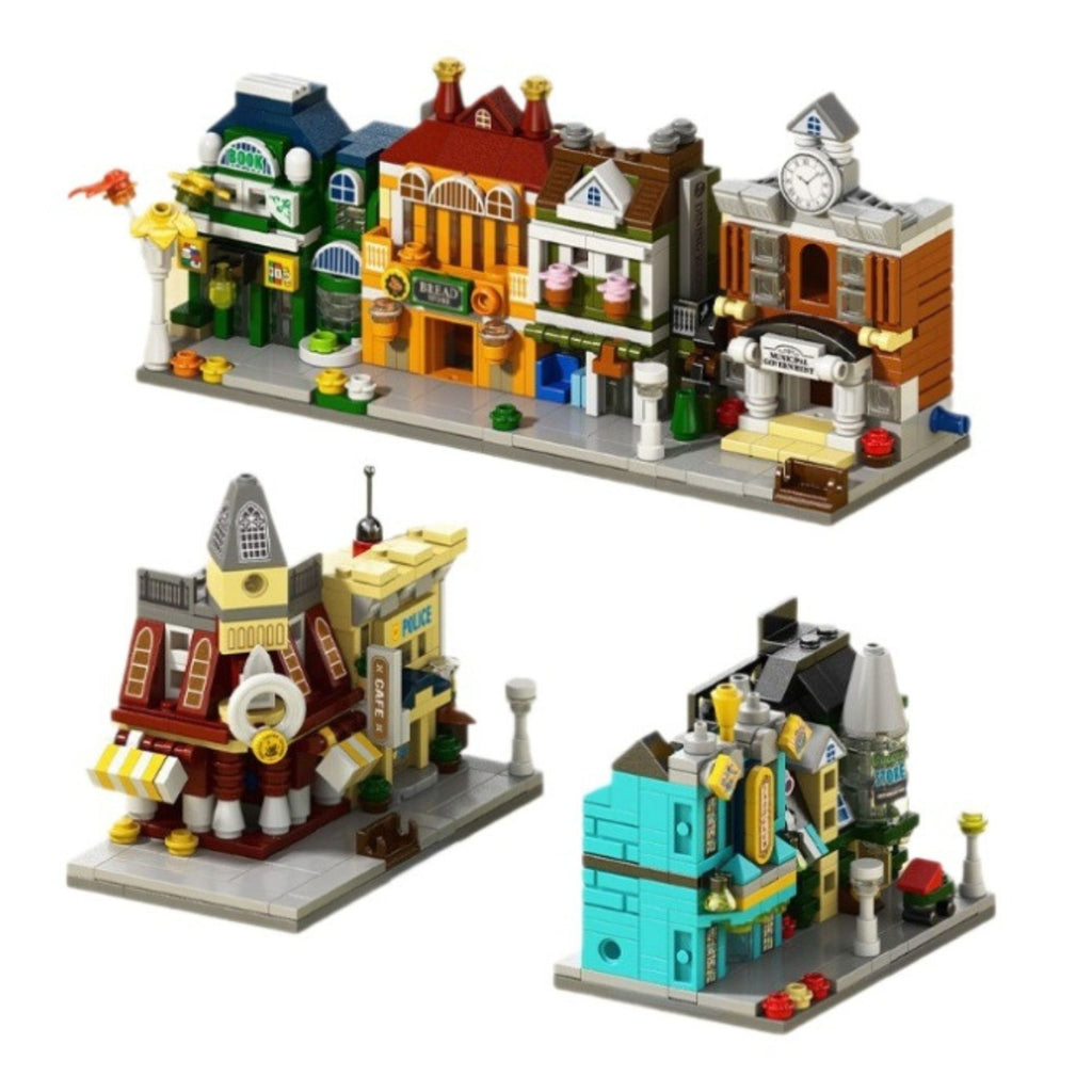 Set de Construcție Stradă Comercială Europeană (125 piese) - Poza 6