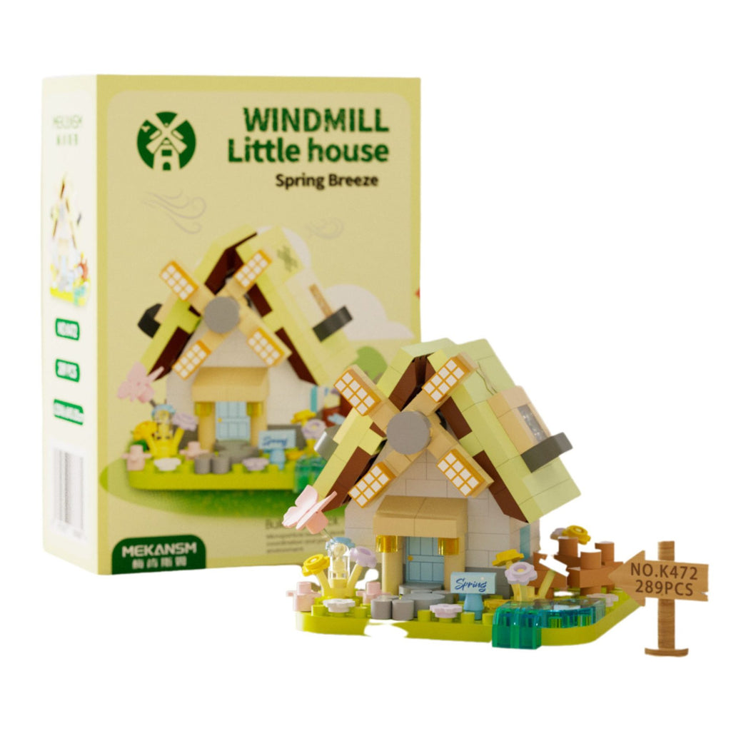 Set de Construcție Miniatură Moară de Vânt - Poza 1
