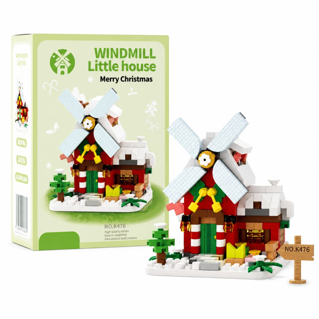 Set de Construcție Miniatură Moară de Vânt - Poza 5