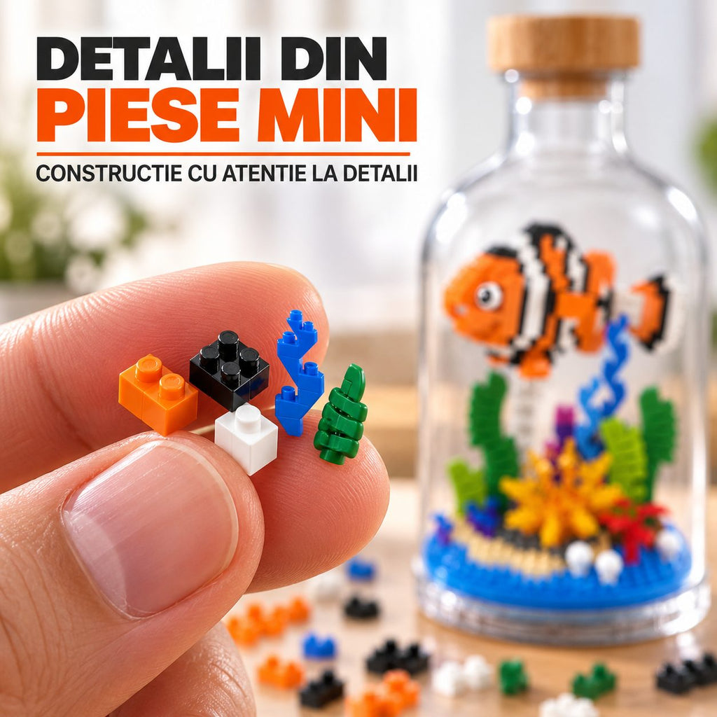 Set de Construit în Sticlă - Pește Clovn Acvariu - Poza 7