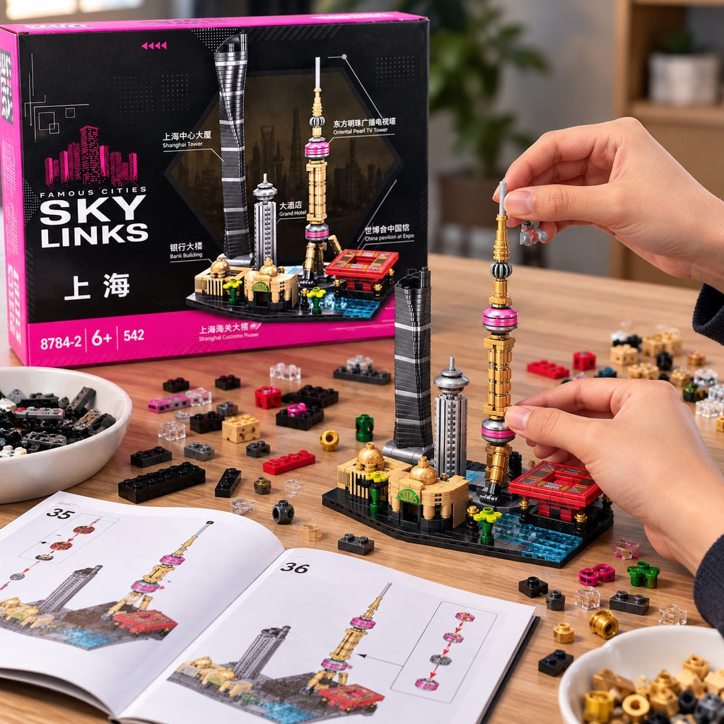 Set de Construcție Guangzhou Sky Links (595 piese) - Poza 5