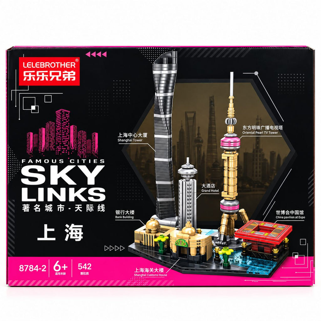 Set de Construcție Guangzhou Sky Links (595 piese) - Poza 1