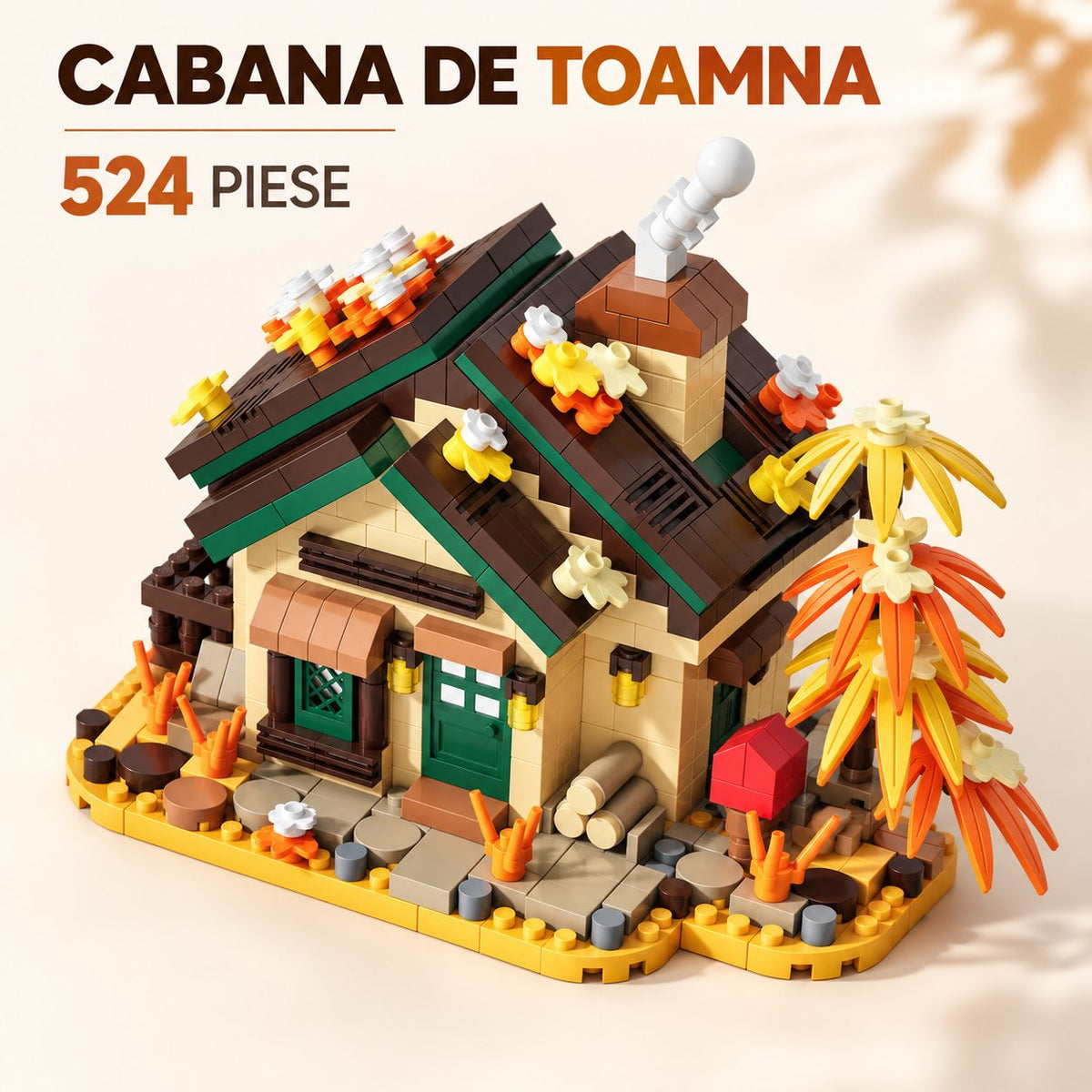 Set de Construcție Căsuță - Cabana de Toamnă (524 piese) - Poza 9