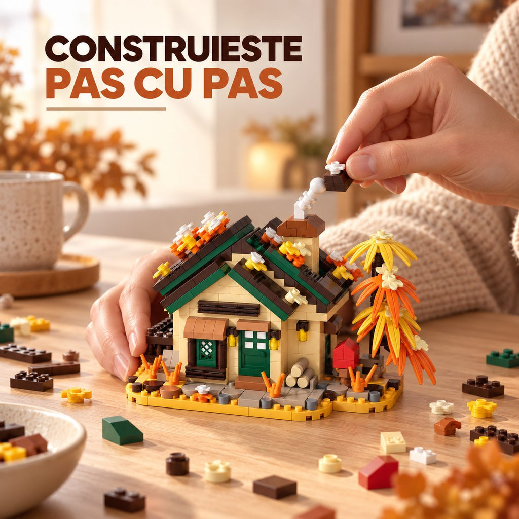 Set de Construcție Căsuță - Cabana de Toamnă (524 piese) - Poza 7