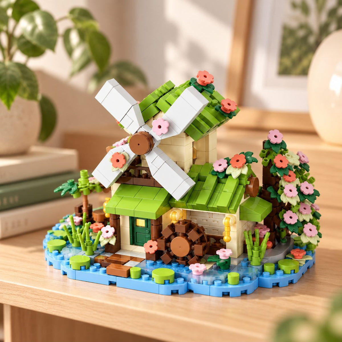 Set de Construcție Căsuță cu Moară de Vânt (479 piese) - Poza 7