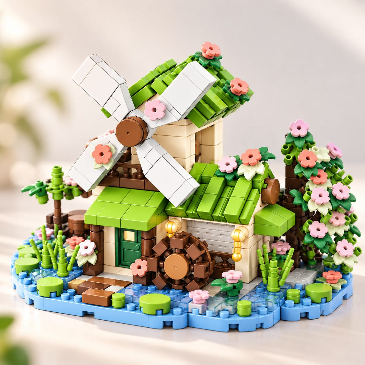Set de Construcție Căsuță cu Moară de Vânt (479 piese) - Poza 2