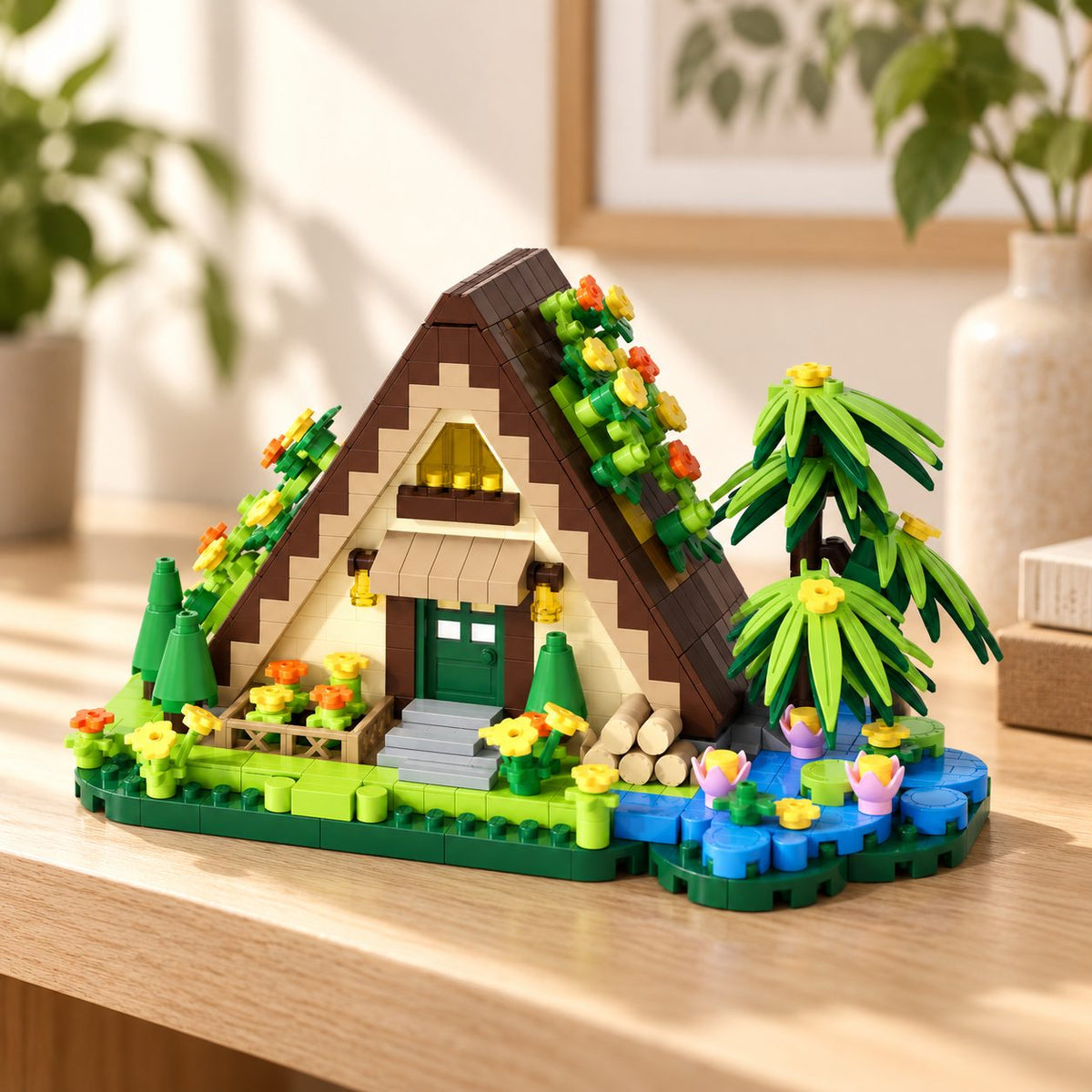 Set de Construcție Căsuță - Casa la Munte (579 piese) - Poza 8