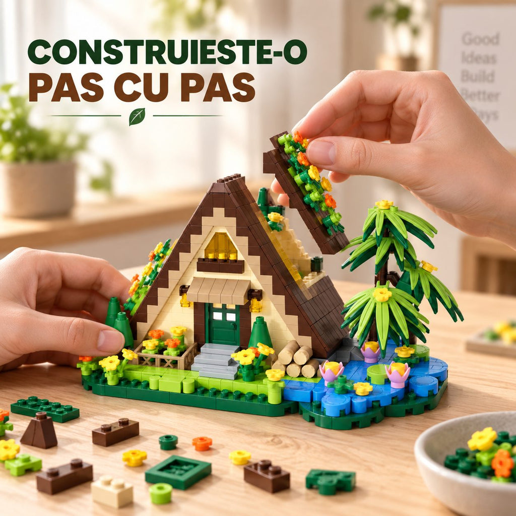 Set de Construcție Căsuță - Casa la Munte (579 piese) - Poza 7