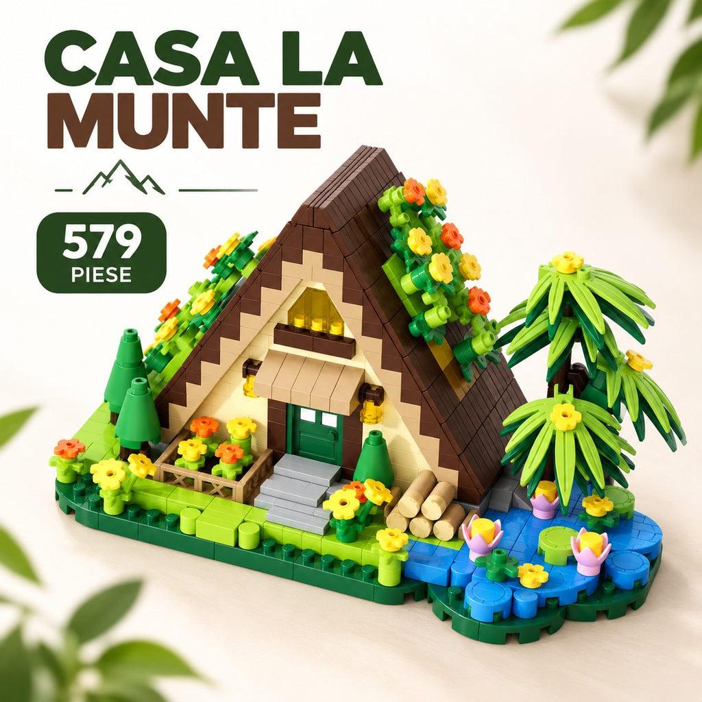 Set de Construcție Căsuță - Casa la Munte (579 piese) - Poza 9