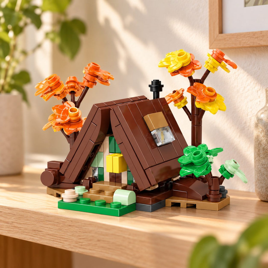 Set de Construcție Căsuță Triunghiulară (155 piese) - Poza 10