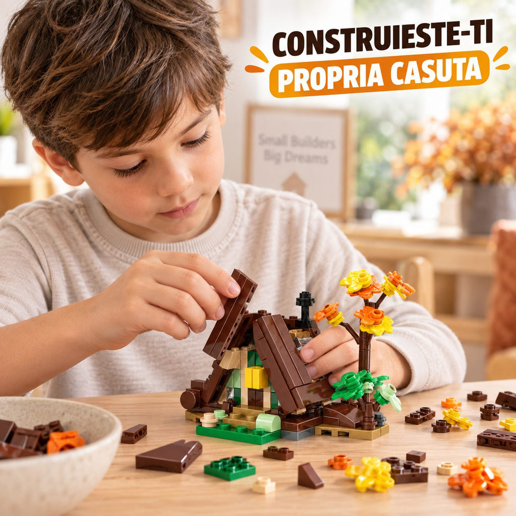 Set de Construcție Căsuță Triunghiulară (155 piese) - Poza 6