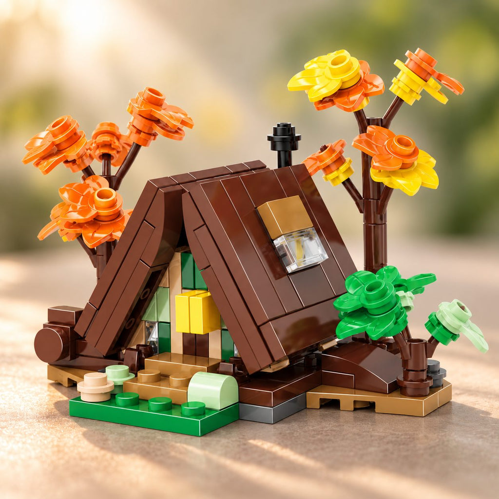 Set de Construcție Căsuță Triunghiulară (155 piese) - Poza 4