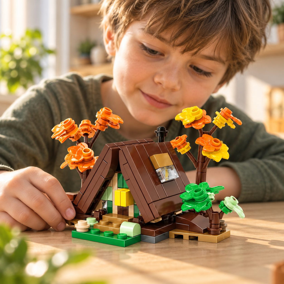 Set de Construcție Căsuță Triunghiulară (155 piese) - Poza 9