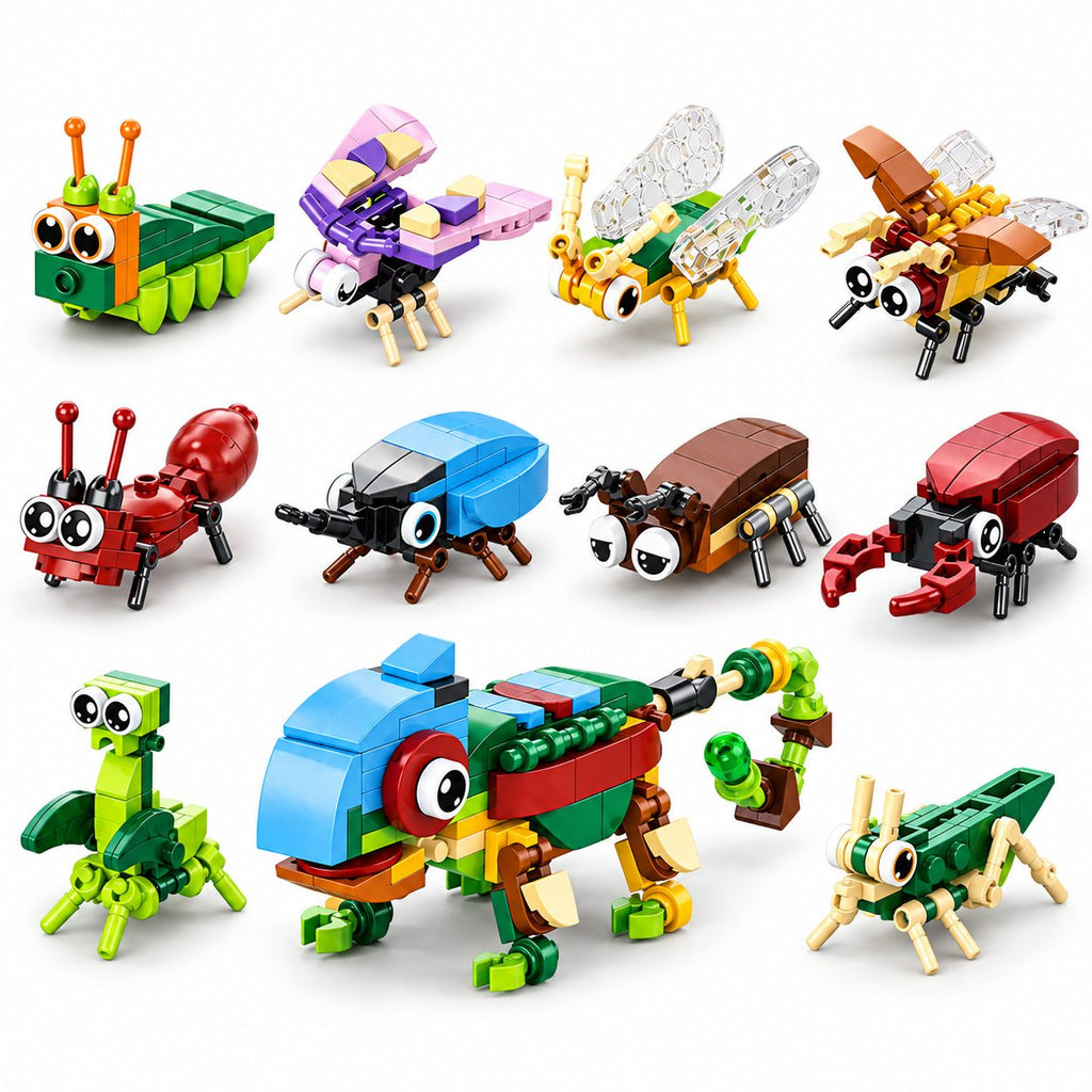 Set de Construcție 10 în 1 Vehicule - Poza 8