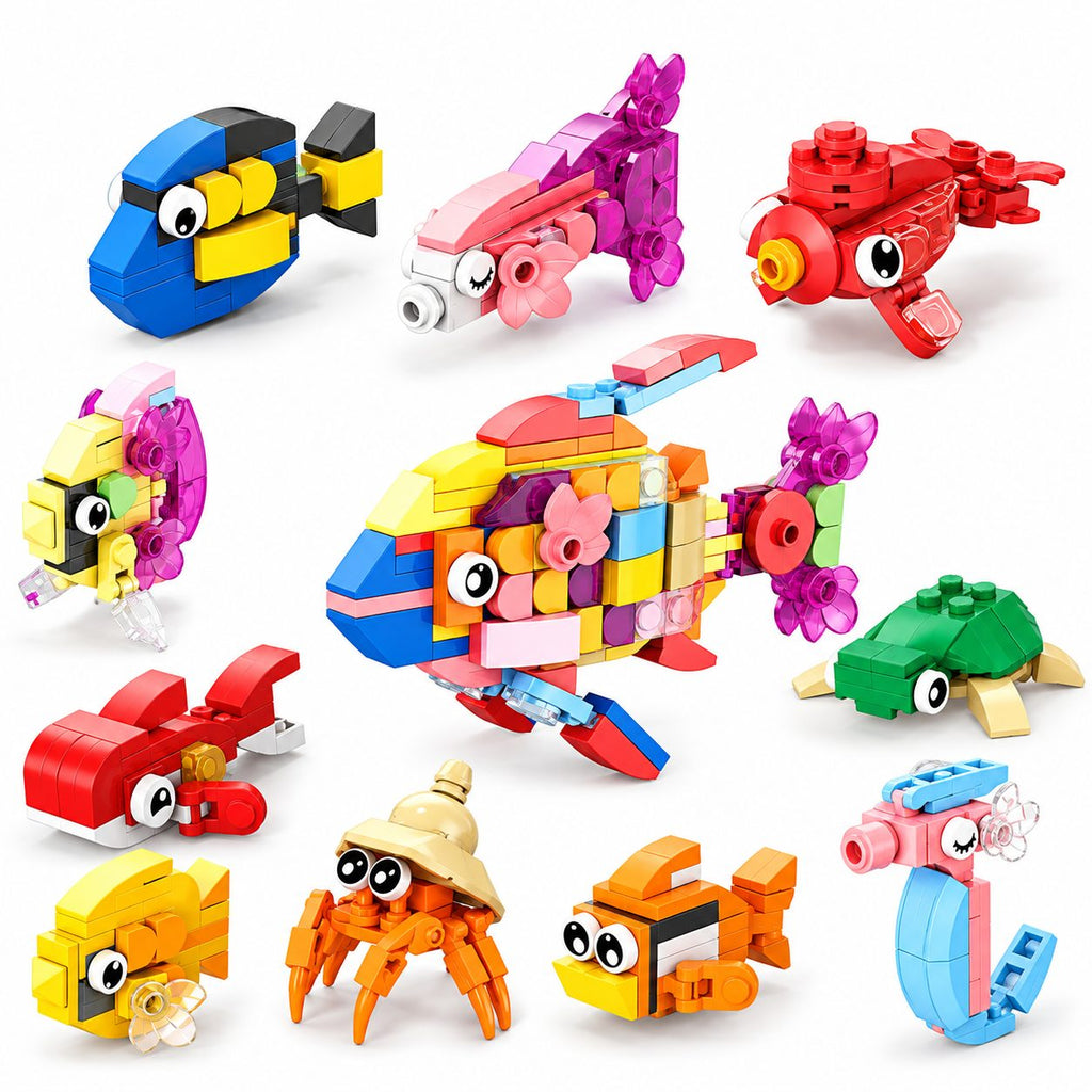 Set de Construcție 10 în 1 Vehicule - Poza 7