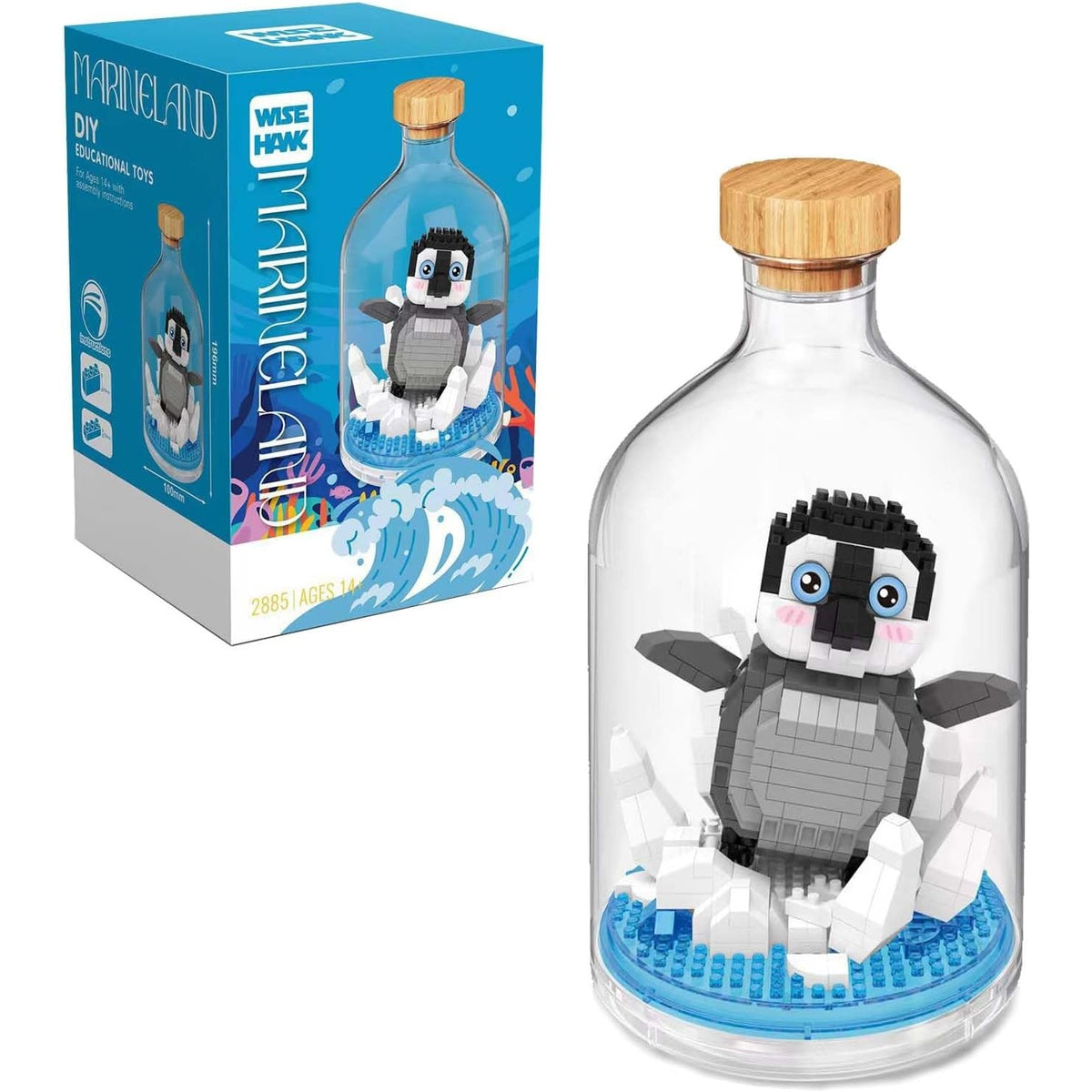 Set de Construit în Sticlă - Pinguin (553 piese) - Poza 2