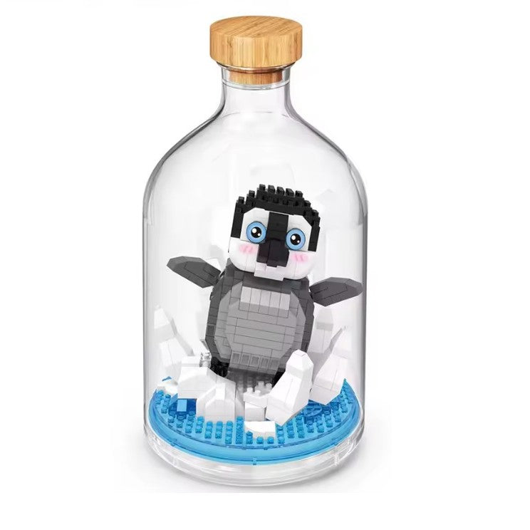 Set de Construit în Sticlă - Pinguin (553 piese) - Poza 1