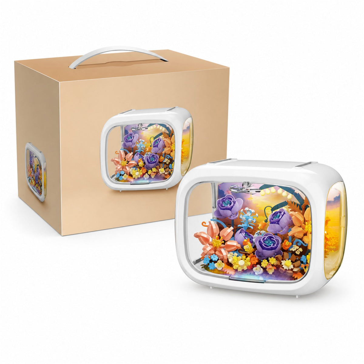 Set de Construit în Cutie Decorativă - Flori Model 2 - Poza 1