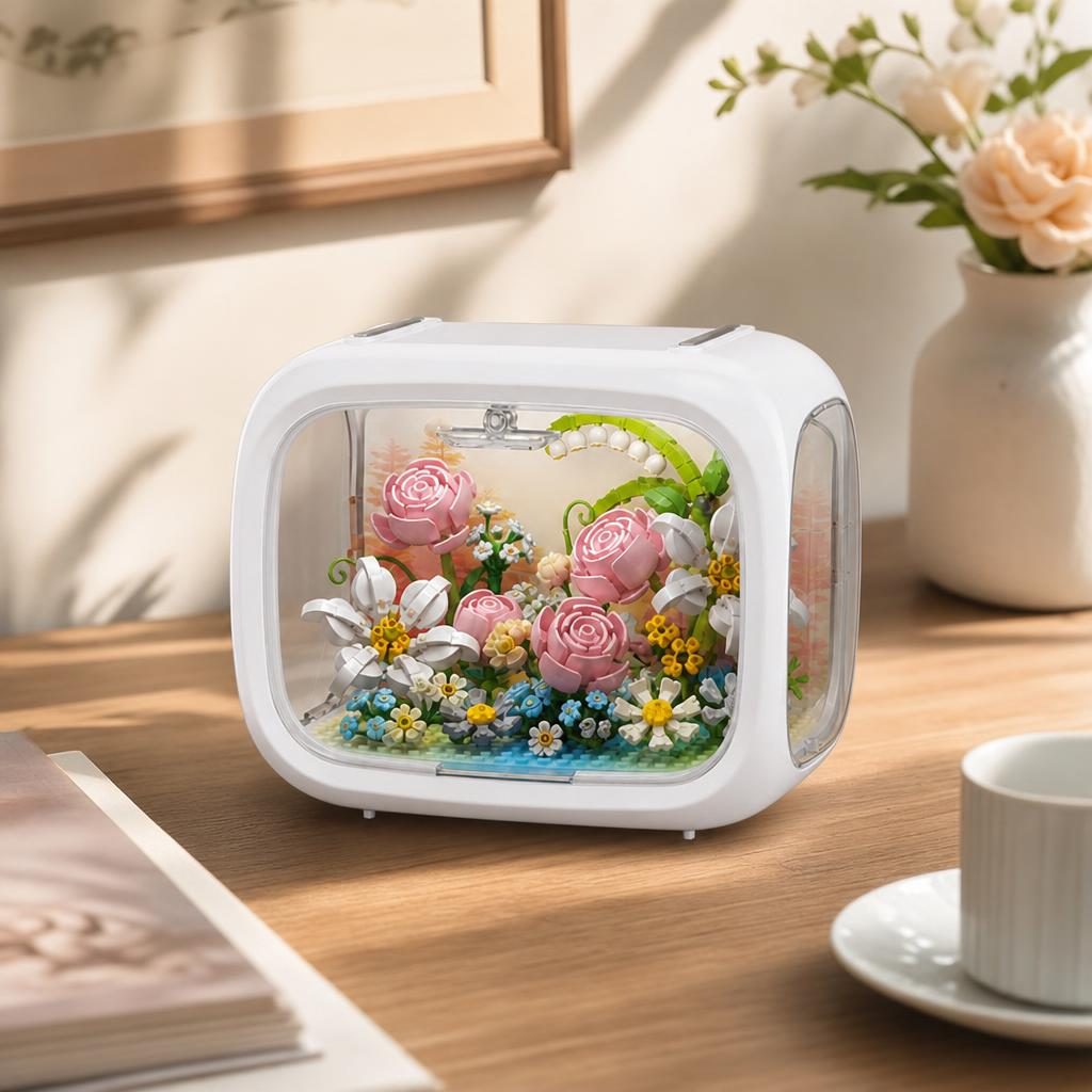 Set de Construit în Cutie Decorativă - Flori Model 1 - Poza 2