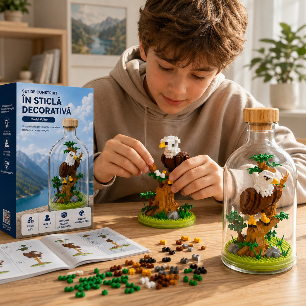 Set de Construit în Sticlă - Vultur - Poza 4