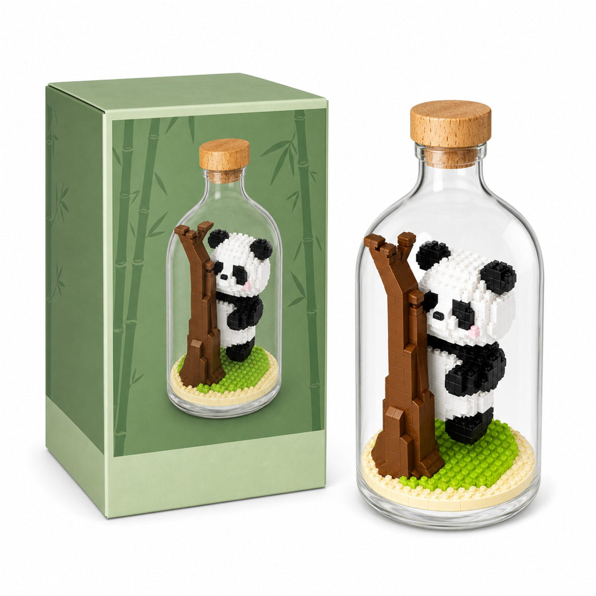 Set de Construit în Sticlă - Panda Model 5 - Poza 1