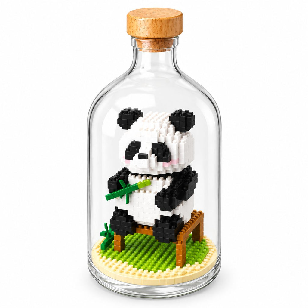 Set de Construit în Sticlă - Panda Model 3 - Poza 1