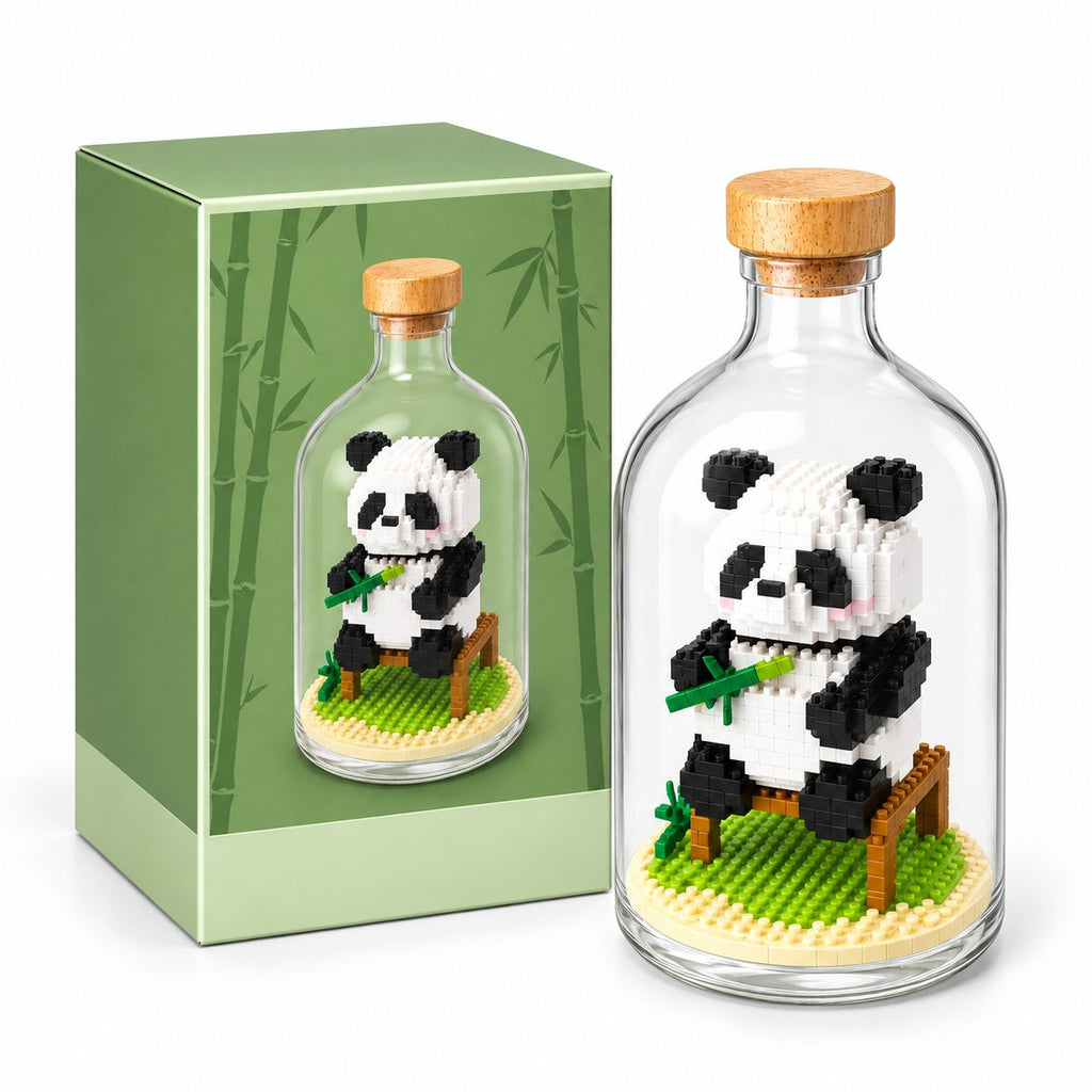 Set de Construit în Sticlă - Panda Model 3 - Poza 2