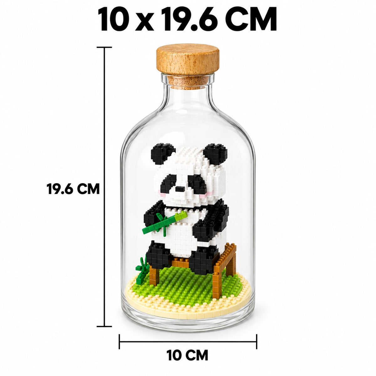 Set de Construit în Sticlă - Panda Model 3 - Poza 6
